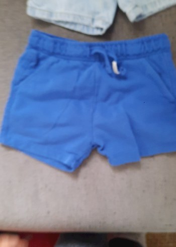 zara lcw hm marka Erkek Çok Renkli Denim ve kot Pamuklu Şortlar - Görsel 4