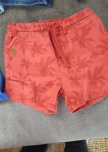 zara lcw hm marka Erkek Çok Renkli Denim ve kot Pamuklu Şortlar - Görsel 6