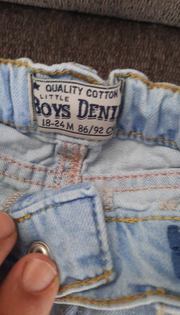 zara lcw hm marka Erkek Çok Renkli Denim ve kot Pamuklu Şortlar - Görsel 3