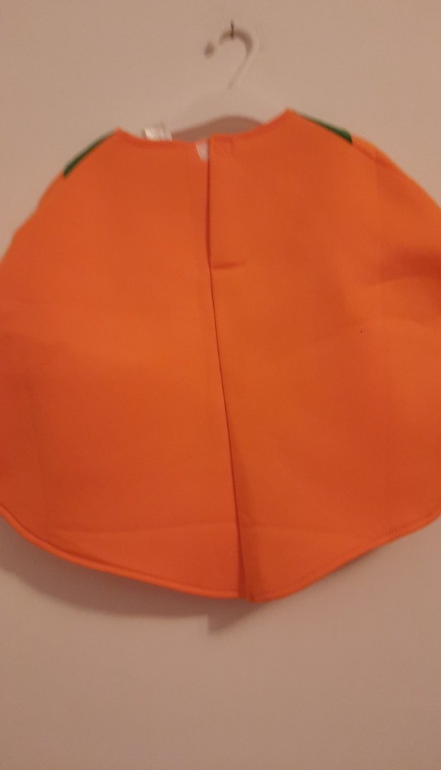 Turuncu Baskılı Bebek Önlüğü - Görsel 3