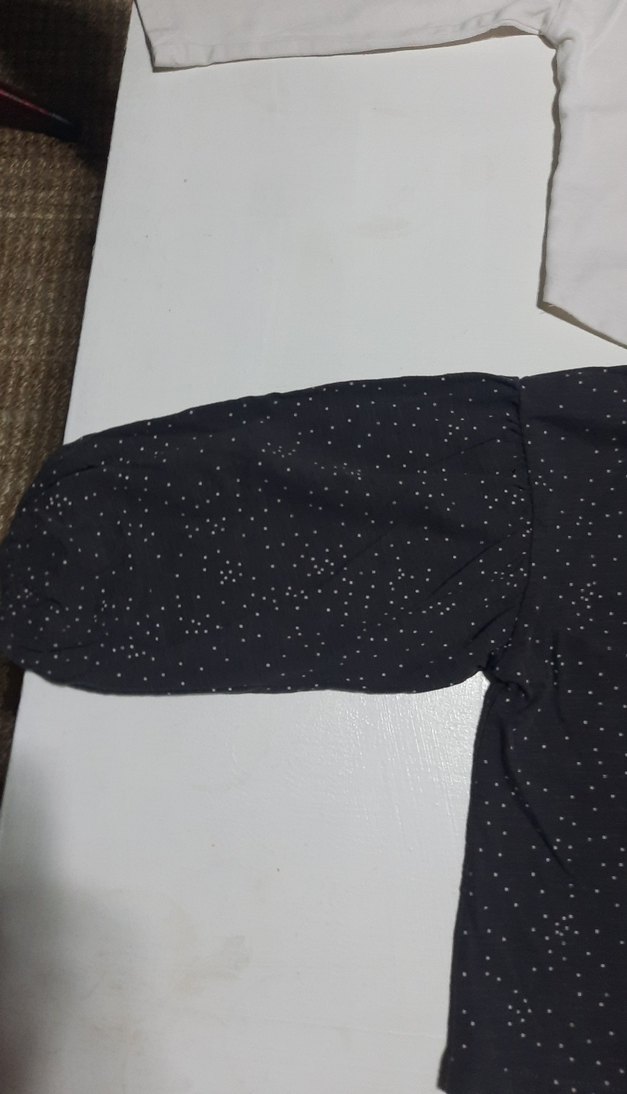 Zara 3/4 yaş koyu Gri Uzun Kollu Kız Tişörtü Bear Crewt 2 tane - Görsel 2