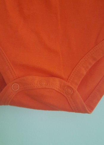 Carters marka 18 aylık Kolsuz Kırmızı Bebek Kız Body - Görsel 3