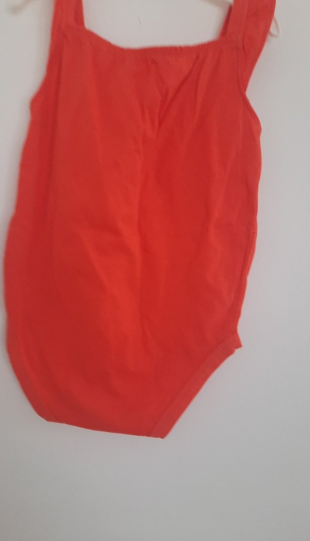 Carters marka 18 aylık Kolsuz Kırmızı Bebek Kız Body - Görsel 5