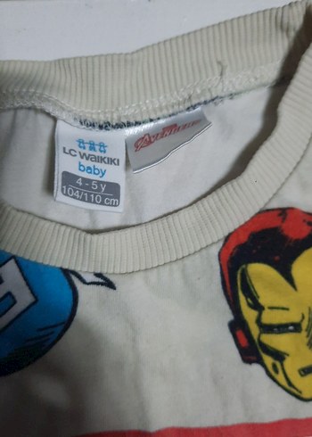 4 adet lcw marka Erkek Çocuk Marvel ve Dinozor Baskılı Tişörtler - Görsel 5