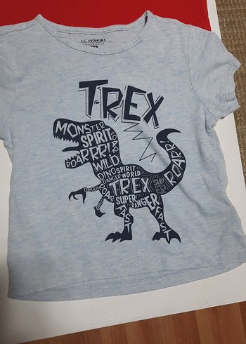 4 adet lcw marka Erkek Çocuk Marvel ve Dinozor Baskılı Tişörtler - Görsel 8