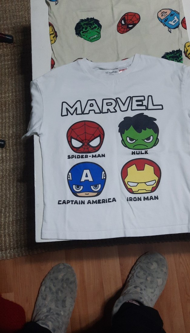 4 adet lcw marka Erkek Çocuk Marvel ve Dinozor Baskılı Tişörtler - Görsel 2