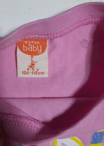 4 adet kız çocuk kısa kollu tişört Koton LCW tane 60 4tane 100tl - Görsel 13