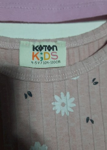 4 adet kız çocuk kısa kollu tişört Koton LCW tane 60 4tane 100tl - Görsel 5