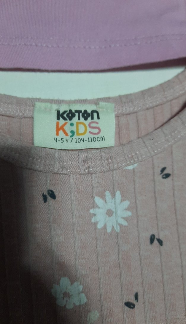 4 adet kız çocuk kısa kollu tişört Koton LCW tane 60 4tane 100tl - Görsel 5