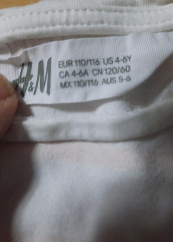 HM Kız 4/6 yaş Çocuk Gri Payetli Uzun Kollu Tişört - Görsel 4