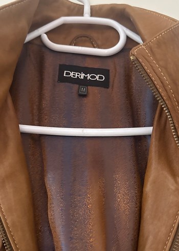 Kahverengi Kürklü Deri Ceket - Görsel 2