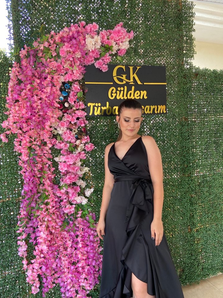 Siyah Uzun  Kadın Abiye - Görsel 2