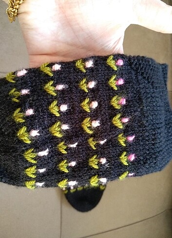 Kadın örme patik - Görsel 3