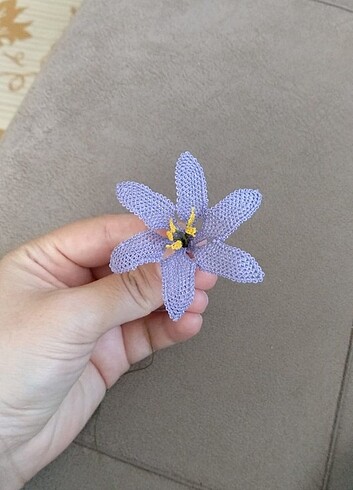 İğne oyası zambak modeli - Görsel 3