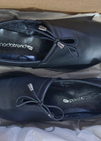 Kadın Siyah Loafer Ayakkabı - Görsel 2