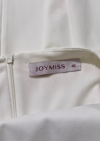 Dantel Detaylı Midi Beyaz Kadın Abiye Elbise - Görsel 6