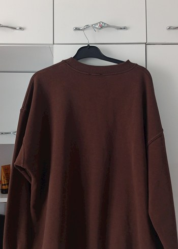 Diğer Kadın Kahverengi Baskılı Sweatshirt