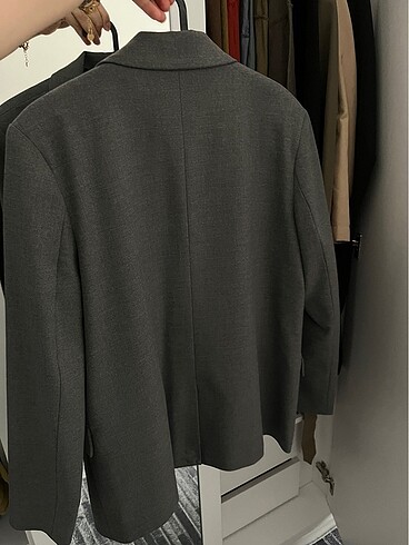 36 Beden Defacto gri blazer ceket