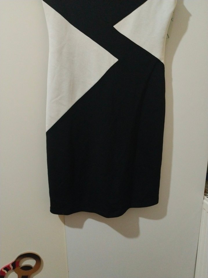 Siyah Pamuklu elbise - Görsel 2