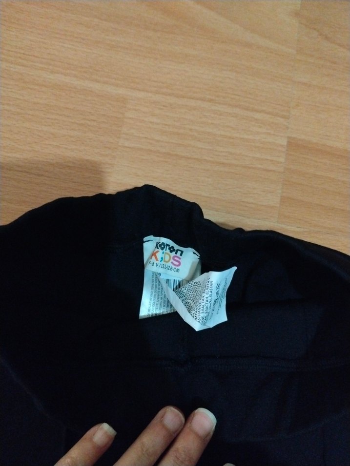 Siyah Kiz çocuk tayt - Görsel 4