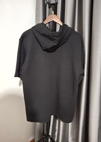 Siyah Baskılı Kısa Kollu Oversize şört takım - Görsel 3