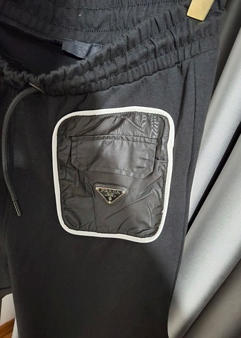 Siyah Oversize Pamuklu ŞORT TAKIM - Görsel 5