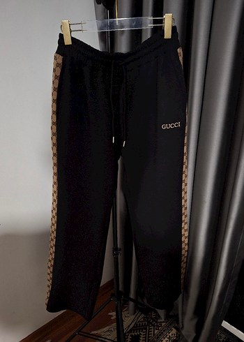 Zincir Detaylı Siyah erkek Eşofman Takımı - Görsel 9