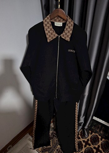 Zincir Detaylı Siyah erkek Eşofman Takımı - Görsel 2