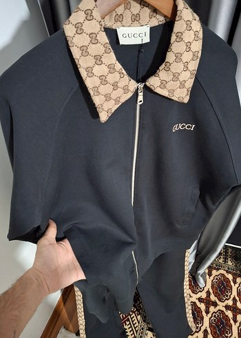 Zincir Detaylı Siyah erkek Eşofman Takımı - Görsel 7