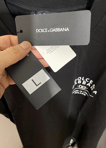 Dolce & Gabbana Siyah Baskılı Erkek Tişört - Görsel 4