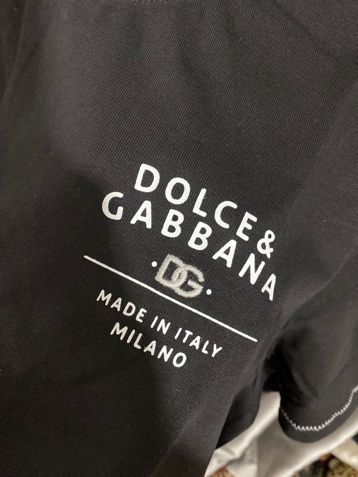 Dolce & Gabbana Siyah Baskılı Erkek Tişört - Görsel 5