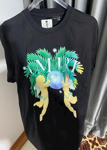 Siyah Baskılı Oversize Erkek Tişört - Görsel 5