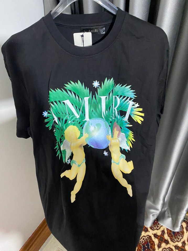 Siyah Baskılı Oversize Erkek Tişört - Görsel 5