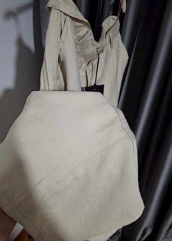 Erkek Beyaz Oversize Kısa Kollu Tişört - Görsel 4