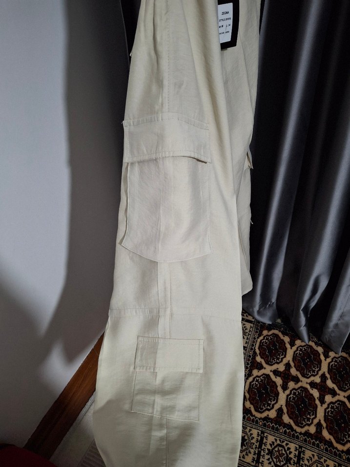 Erkek Beyaz Oversize Kısa Kollu Tişört - Görsel 3