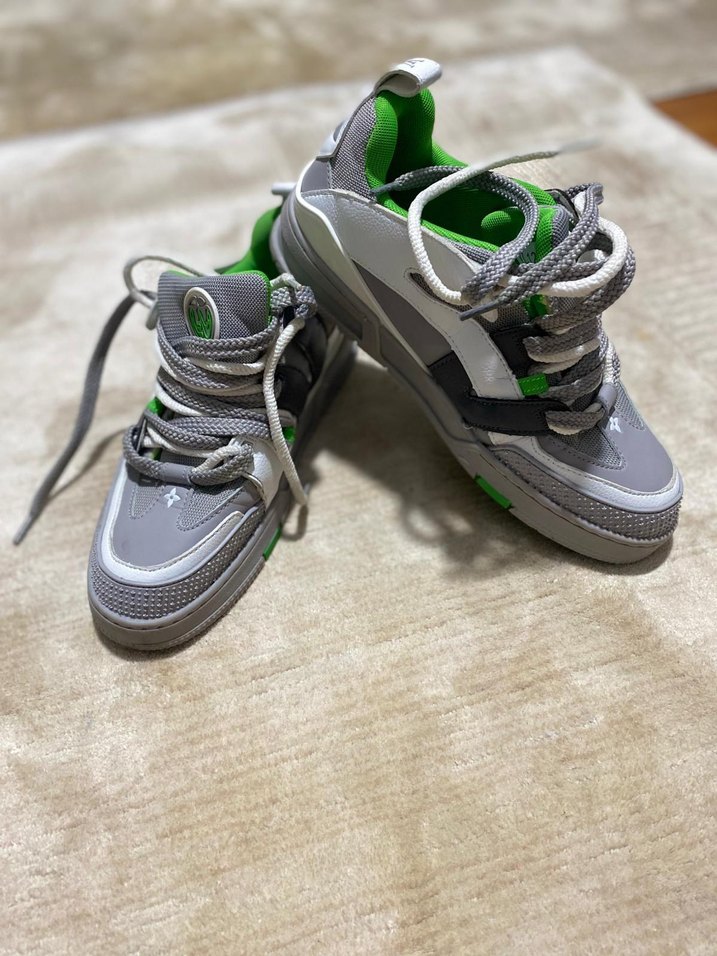 Gri Erkek Spor Ayakkabı - Laci Bağcıklı - Görsel 2