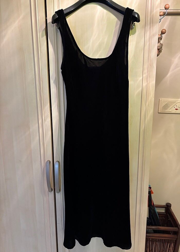 Zara Kadife Elbise - Görsel 3