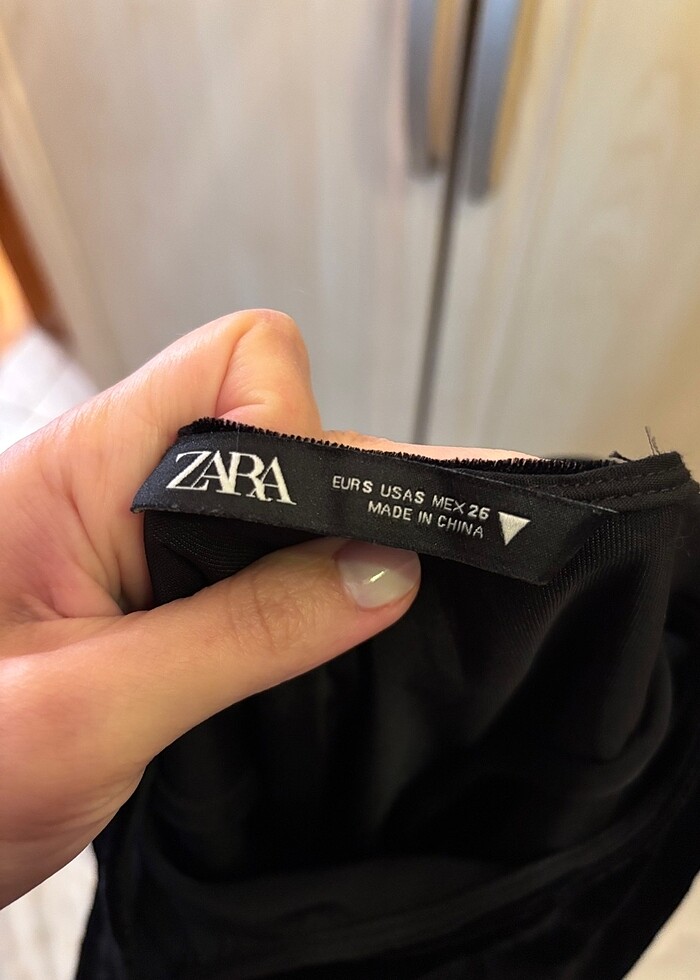 Zara Kadife Elbise - Görsel 4