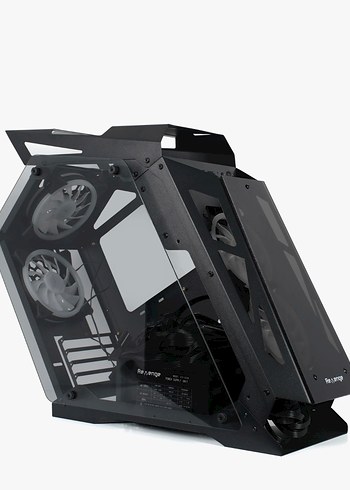 Siyah Masaüstü Bilgisaya kasası - Görsel 2