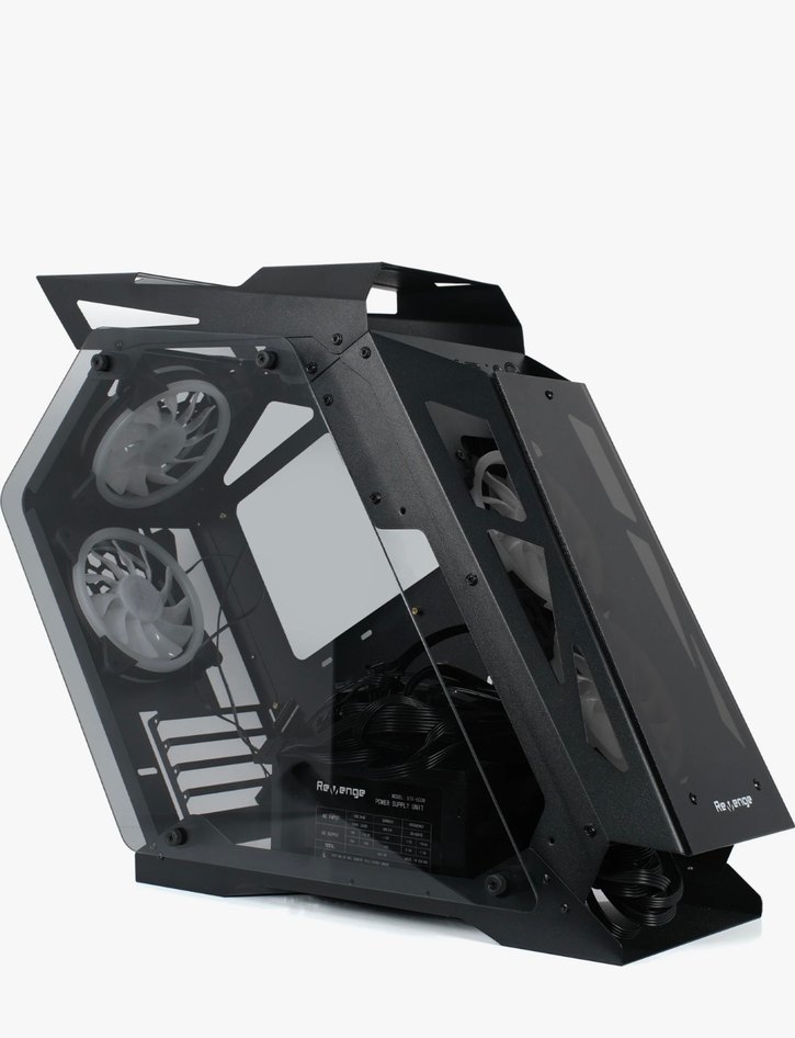 Siyah Masaüstü Bilgisaya kasası - Görsel 2