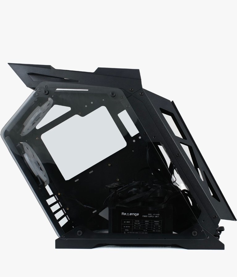 Siyah Masaüstü Bilgisaya kasası - Görsel 4