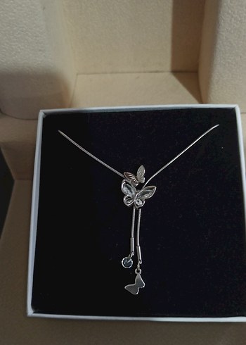 Accessorize 2'li ayarlanabilir kelebek kolye