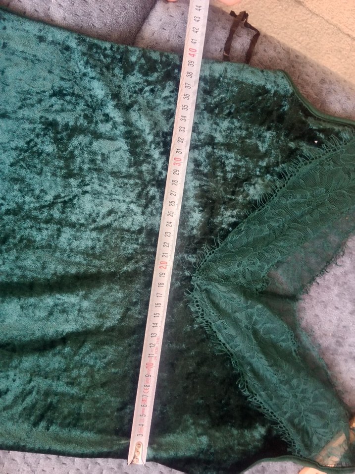 Yeşil Dantel Detaylı Midi Bohem Elbise - Görsel 5