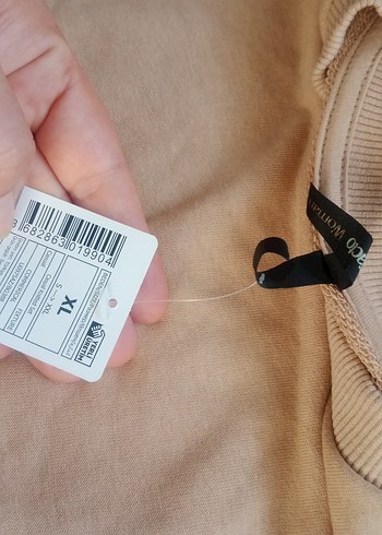 Bej Kadın Oversize Sweatshirt - Görsel 5