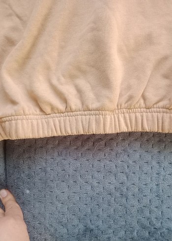 Bej Kadın Oversize Sweatshirt - Görsel 3