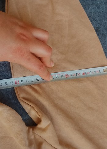 Bej Kadın Oversize Sweatshirt - Görsel 6