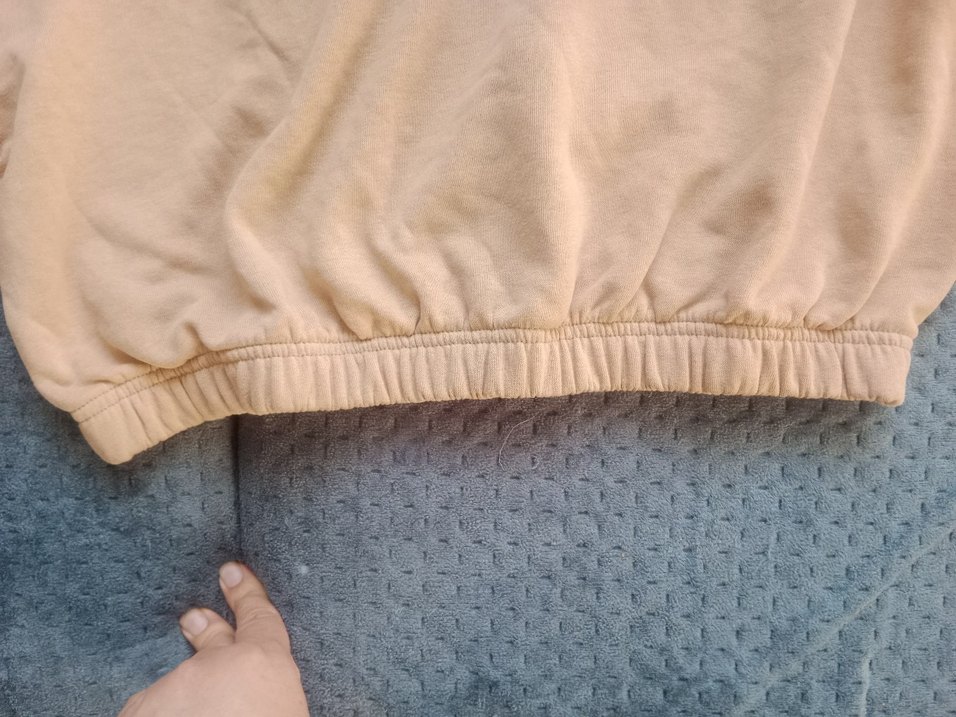 Bej Kadın Oversize Sweatshirt - Görsel 3