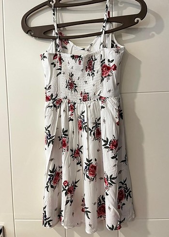 H&M Çiçek Desenli Midi Bohem Elbise