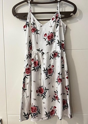 Çiçek Desenli Midi Bohem Elbise