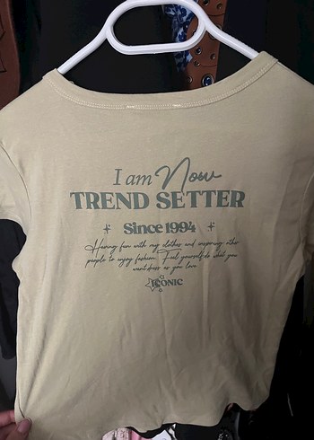 Koton Bej Kısa Kollu Fitted Tişört
